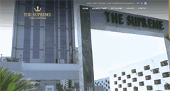 Desktop Screenshot of hotelsupremevizag.com